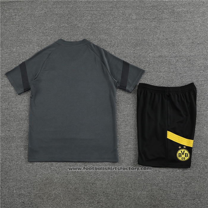 Tracksuit Borussia Dortmund Short Sleeve 2022-2023 Grey - Shorts